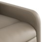 vidaXL Sillón reclinable elevable cuero artificial color capuchino vidaXL Sillón reclinable elevable cuero artificial color capuchino