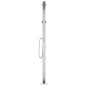 vidaXL Ducha de jardín con base gris 220 cm aluminio vidaXL Ducha de jardín con base gris 220 cm aluminio