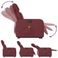 vidaXL Sillón de masaje elevable eléctrico cuero artificial rojo tinto vidaXL Sillón de masaje elevable eléctrico cuero artificial rojo tinto