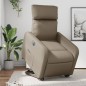 vidaXL Sillón elevable eléctrico cuero artificial capuchino vidaXL Sillón elevable eléctrico cuero artificial capuchino