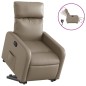 vidaXL Sillón elevable eléctrico cuero artificial capuchino vidaXL Sillón elevable eléctrico cuero artificial capuchino