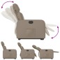 vidaXL Sillón elevable eléctrico cuero artificial capuchino vidaXL Sillón elevable eléctrico cuero artificial capuchino