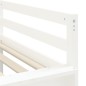vidaXL Cama alta para niños con cortinas madera pino azul 90x200 cm vidaXL Cama alta para niños con cortinas madera pino azul 90x200 cm
