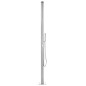 vidaXL Ducha de jardín con base marrón 225 cm acero inoxidable vidaXL Ducha de jardín con base marrón 225 cm acero inoxidable