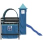 vidaXL Cama alta para niños con torre madera pino azul 80x200 cm vidaXL Cama alta para niños con torre madera pino azul 80x200 cm