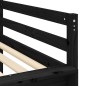 vidaXL Cama alta para niños con torre madera pino azul 80x200 cm vidaXL Cama alta para niños con torre madera pino azul 80x200 cm