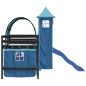 vidaXL Cama alta para niños con torre madera pino azul 90x200 cm vidaXL Cama alta para niños con torre madera pino azul 90x200 cm