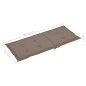 vidaXL Sillas de jardín 6 uds madera maciza de teca cojines gris taupe vidaXL Sillas de jardín 6 uds madera maciza de teca cojines gris taupe