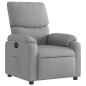 vidaXL Sillón reclinable eléctrico tela gris claro vidaXL Sillón reclinable eléctrico tela gris claro