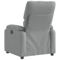 vidaXL Sillón reclinable eléctrico tela gris claro vidaXL Sillón reclinable eléctrico tela gris claro