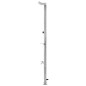 vidaXL Ducha de jardín con base marrón 225 cm acero inoxidable vidaXL Ducha de jardín con base marrón 225 cm acero inoxidable