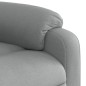 vidaXL Sillón reclinable eléctrico tela gris claro vidaXL Sillón reclinable eléctrico tela gris claro