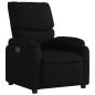 vidaXL Sillón reclinable eléctrico de tela negro vidaXL Sillón reclinable eléctrico de tela negro
