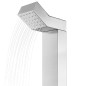 vidaXL Ducha de jardín con base marrón 225 cm acero inoxidable vidaXL Ducha de jardín con base marrón 225 cm acero inoxidable