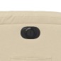 vidaXL Sillón reclinable eléctrico de tela crema vidaXL Sillón reclinable eléctrico de tela crema