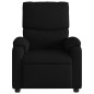 vidaXL Sillón reclinable de masaje eléctrico tela negro vidaXL Sillón reclinable de masaje eléctrico tela negro