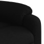 vidaXL Sillón reclinable de masaje eléctrico tela negro vidaXL Sillón reclinable de masaje eléctrico tela negro