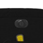 vidaXL Sillón reclinable de masaje eléctrico tela negro vidaXL Sillón reclinable de masaje eléctrico tela negro
