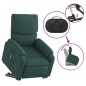 vidaXL Silla de masaje reclinable de pie de tela verde oscura vidaXL Silla de masaje reclinable de pie de tela verde oscura
