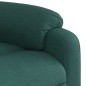 vidaXL Silla de masaje reclinable de pie de tela verde oscura vidaXL Silla de masaje reclinable de pie de tela verde oscura