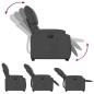 vidaXL Sillón eléctrico reclinable elevable de tela gris oscuro vidaXL Sillón eléctrico reclinable elevable de tela gris oscuro