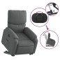 vidaXL Sillón eléctrico reclinable elevable de tela gris oscuro vidaXL Sillón eléctrico reclinable elevable de tela gris oscuro