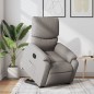 vidaXL Sillón eléctrico reclinable elevable de tela gris taupe vidaXL Sillón eléctrico reclinable elevable de tela gris taupe