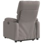 vidaXL Sillón eléctrico reclinable elevable de tela gris taupe vidaXL Sillón eléctrico reclinable elevable de tela gris taupe