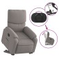 vidaXL Sillón eléctrico reclinable elevable de tela gris taupe vidaXL Sillón eléctrico reclinable elevable de tela gris taupe
