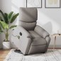 vidaXL Sillón de masaje eléctrico reclinable elevable tela taupé vidaXL Sillón de masaje eléctrico reclinable elevable tela taupé