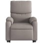 vidaXL Sillón de masaje eléctrico reclinable elevable tela taupé vidaXL Sillón de masaje eléctrico reclinable elevable tela taupé
