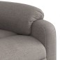 vidaXL Sillón de masaje eléctrico reclinable elevable tela taupé vidaXL Sillón de masaje eléctrico reclinable elevable tela taupé