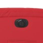 vidaXL Sillón reclinable eléctrico de cuero sintético rojo