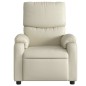 vidaXL Sillón de masaje reclinable eléctrico cuero sintético crema vidaXL Sillón de masaje reclinable eléctrico cuero sintético crema