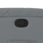 vidaXL Sillón reclinable elevable cuero artificial gris vidaXL Sillón reclinable elevable cuero artificial gris