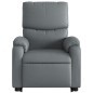 vidaXL Sillón reclinable de masaje de pie cuero artificial gris vidaXL Sillón reclinable de masaje de pie cuero artificial gris