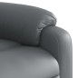 vidaXL Sillón reclinable de masaje de pie cuero artificial gris vidaXL Sillón reclinable de masaje de pie cuero artificial gris