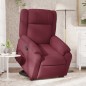 vidaXL Sillón reclinable elevable tela rojo tinto vidaXL Sillón reclinable elevable tela rojo tinto