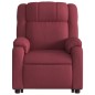 vidaXL Sillón reclinable elevable tela rojo tinto vidaXL Sillón reclinable elevable tela rojo tinto