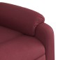vidaXL Sillón reclinable elevable tela rojo tinto vidaXL Sillón reclinable elevable tela rojo tinto