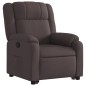 vidaXL Sillón reclinable elevable tela marrón oscuro vidaXL Sillón reclinable elevable tela marrón oscuro