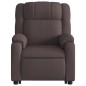 vidaXL Sillón reclinable elevable tela marrón oscuro vidaXL Sillón reclinable elevable tela marrón oscuro