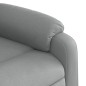 vidaXL Sillón eléctrico reclinable elevable de tela gris claro vidaXL Sillón eléctrico reclinable elevable de tela gris claro
