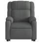 vidaXL Sillón de masaje eléctrico reclinable elevable tela gris oscuro vidaXL Sillón de masaje eléctrico reclinable elevable tela gris oscuro