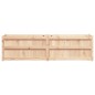 vidaXL Jardinera de madera maciza de pino 180x50x50 cm