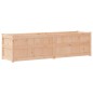 vidaXL Jardinera de madera maciza de pino 180x50x50 cm