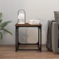 vidaXL Mesa auxiliar de madera contrachapada marrón roble 40x40x40 cm vidaXL Mesa auxiliar de madera contrachapada marrón roble 40x40x40 cm