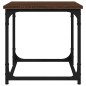 vidaXL Mesa auxiliar de madera contrachapada marrón roble 40x40x40 cm vidaXL Mesa auxiliar de madera contrachapada marrón roble 40x40x40 cm