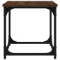 vidaXL Mesa auxiliar de madera contrachapada marrón roble 40x40x40 cm vidaXL Mesa auxiliar de madera contrachapada marrón roble 40x40x40 cm