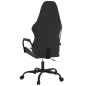 vidaXL Silla gaming de masaje cuero sintético negro y blanco vidaXL Silla gaming de masaje cuero sintético negro y blanco